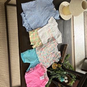 9 piece girls 0-3 month bundle